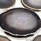 Black Agate Coasters, Drinkware Coasters, Electroplated Agate Slice Home Décor, Agate Canvas, 1PC, GemMartUSA (BKCO)